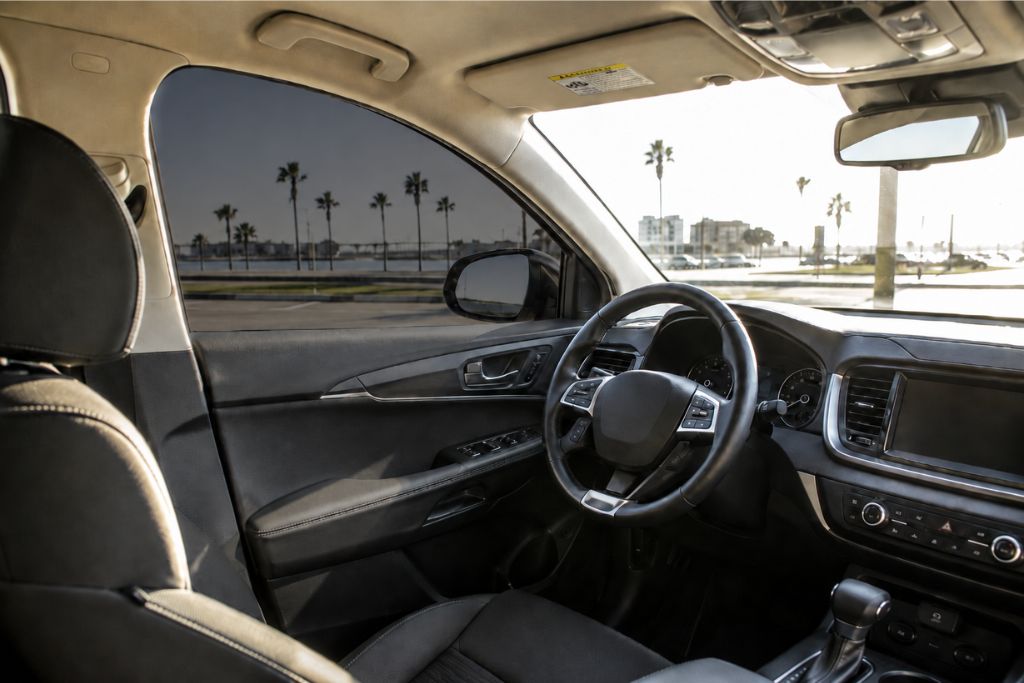 Vehicle window with tint in Corpus Christi, Texas