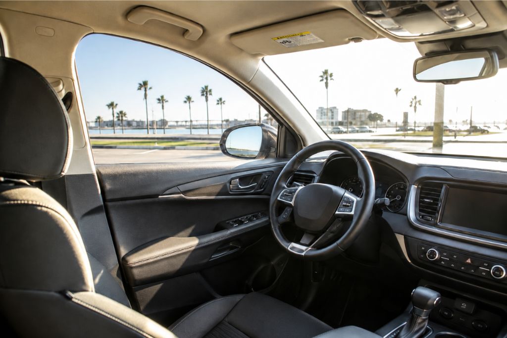 Vehicle window without tint in Corpus Christi, Texas